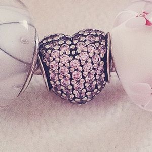 Pandora | light Pink | Heart Charm